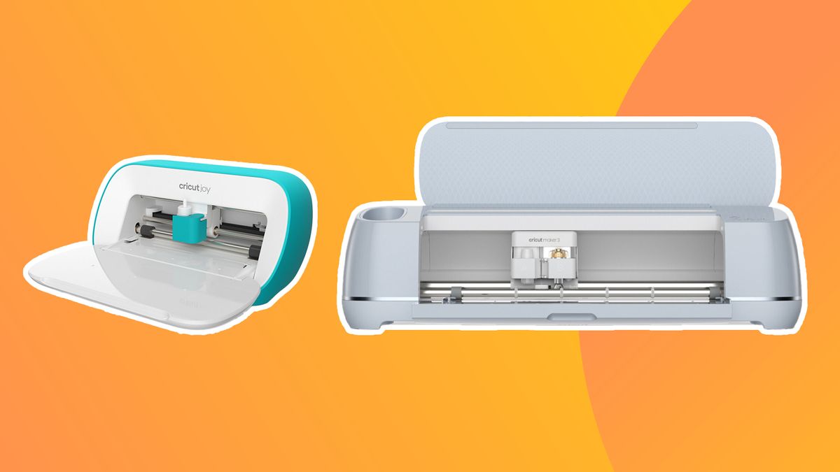 Best Cricut machines; two white digital craft machines