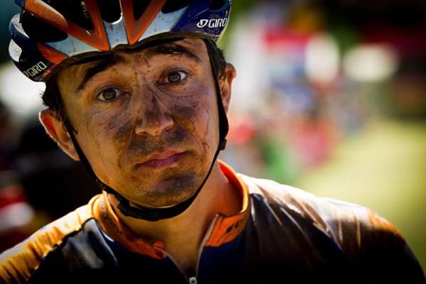 A tough day in the saddle with 4 flats for Adam Craig from Giant Rabobank