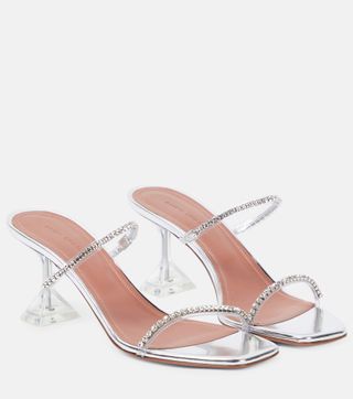 Gilda Embellished Pvc Mules