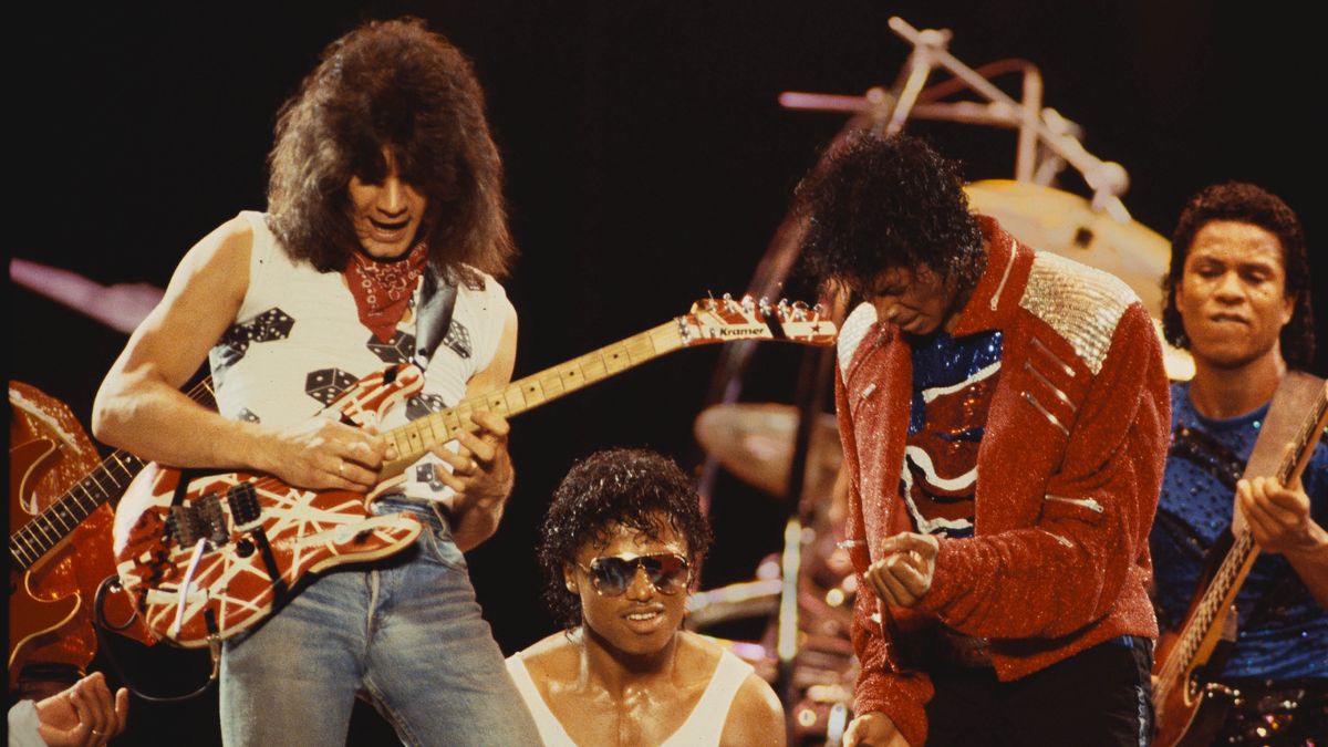 Eddie Van Halen and Michael Jackson