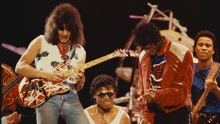 Eddie Van Halen and Michael Jackson