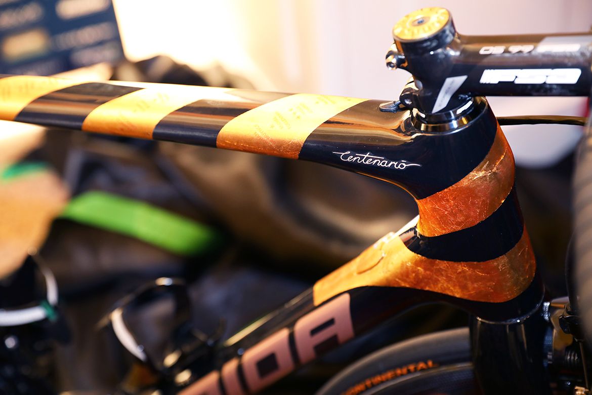 Vincenzo Nibali's Giro 100 Merida Scultura