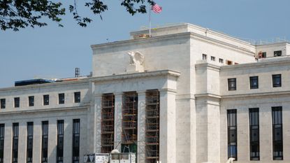 The Federal Reserve building is seen in Washington, D.C. 