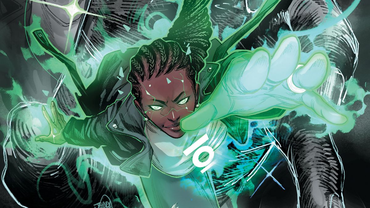 Jo Mullein on the cover for Absolute Green Lantern #1.