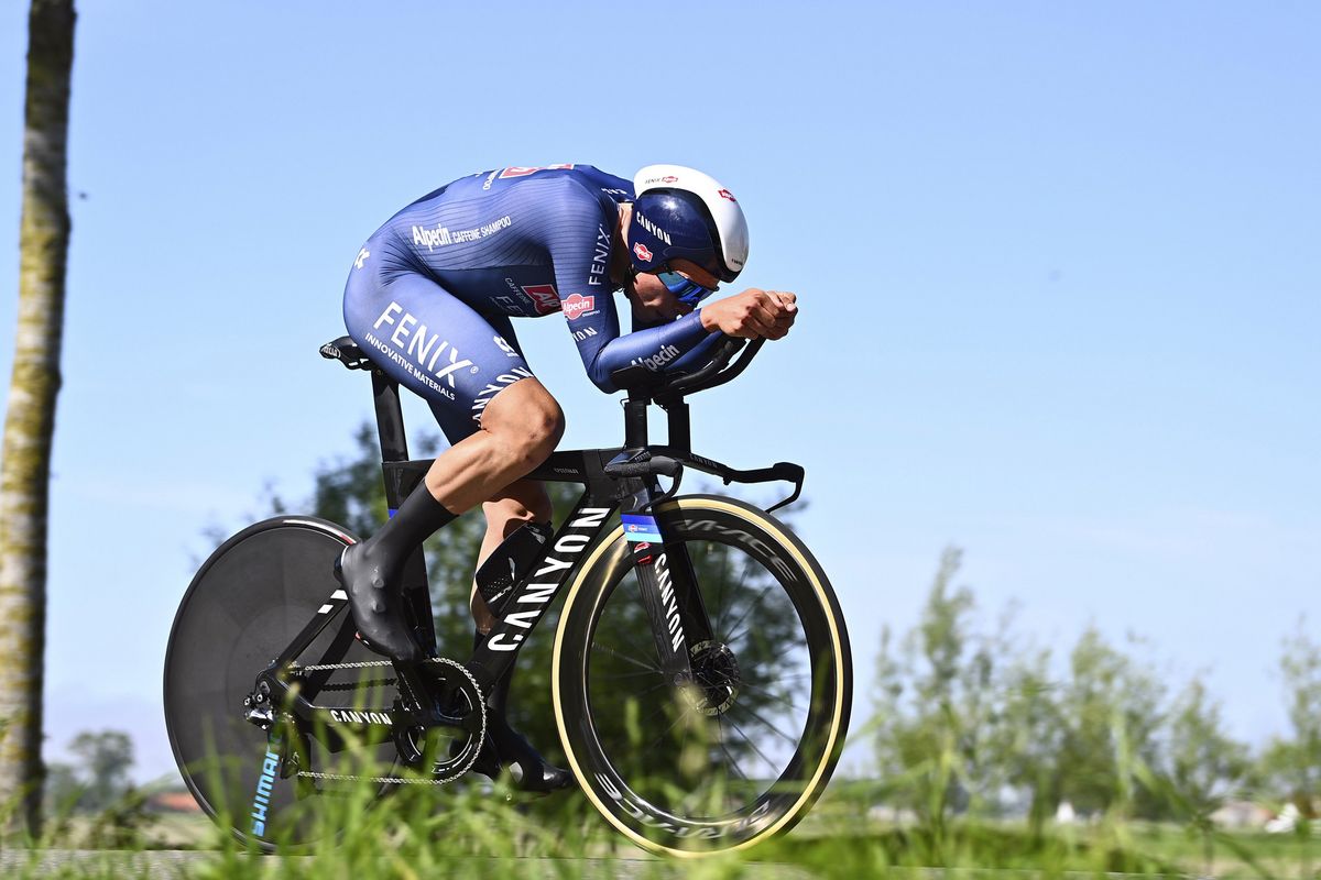 Baloise Belgium Tour 2021 - 91st Edition - 2nd stage Knokke Heist - Knokke Heist 11,2 km - 10/06/2021 - Jasper Philipsen (BEL - Alpecin-Fenix)) - photo Gregory Van Gansen/PN/BettiniPhoto&Acirc;&copy;2021
