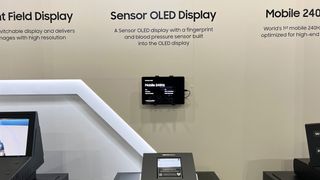 Samsung Display unveils its new fingerprint biosensor embedded in an OLED display.