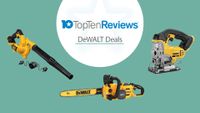 DEWALT deals on a green background