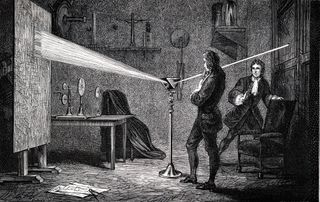 Opticks contains details of Newton's famous experiments using prisms to investigate the composition of light.