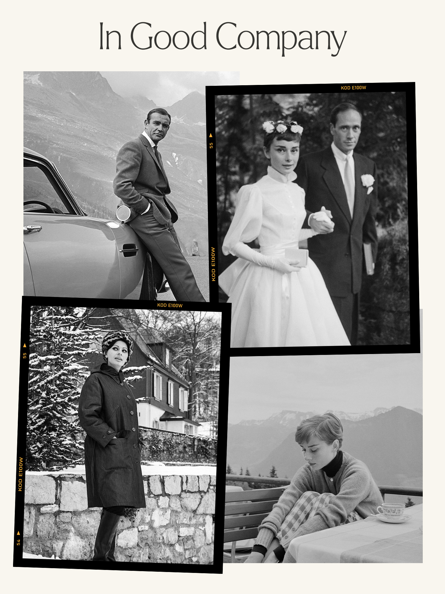 a collage of images at the Burgenstock Resort