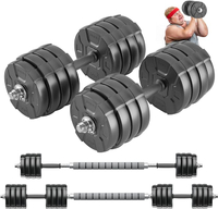 RUNWE Adjustable Dumbbells Barbell Set | Was $289.99, &nbsp;now $179.99 at Amazon