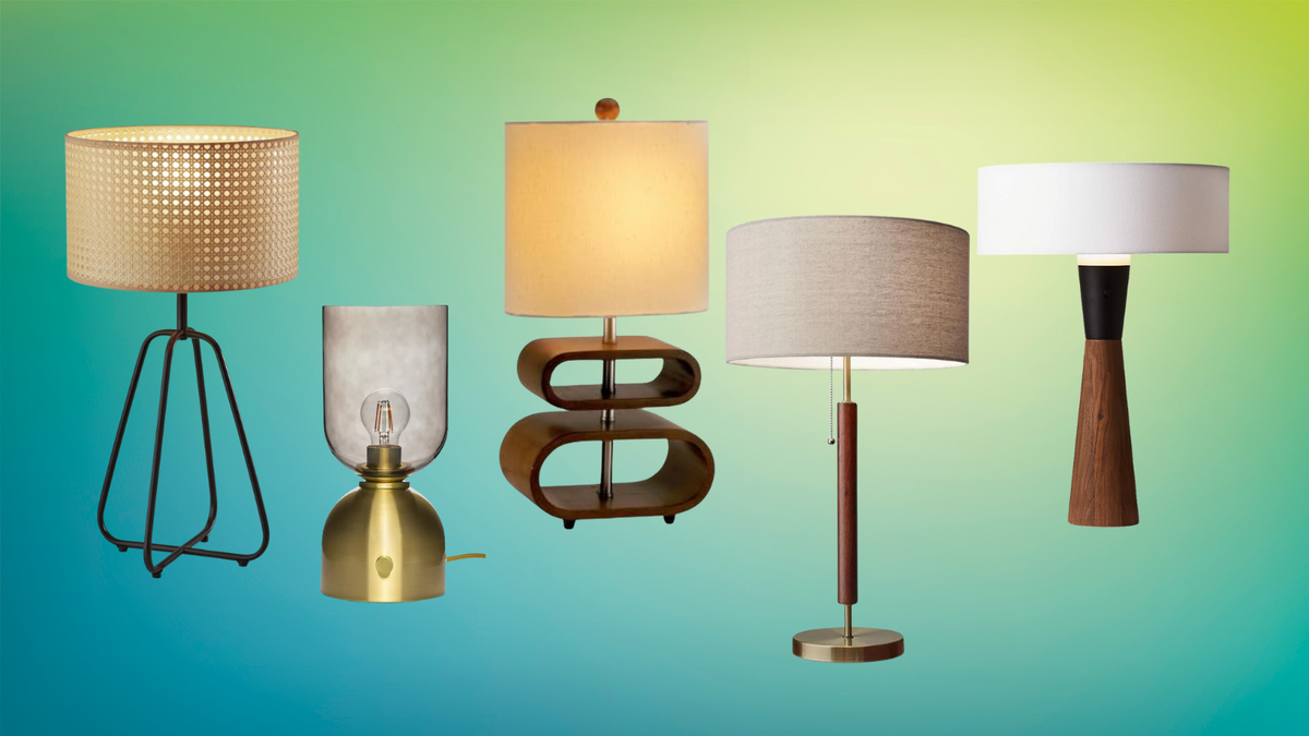 Koepel brass table deals lamp