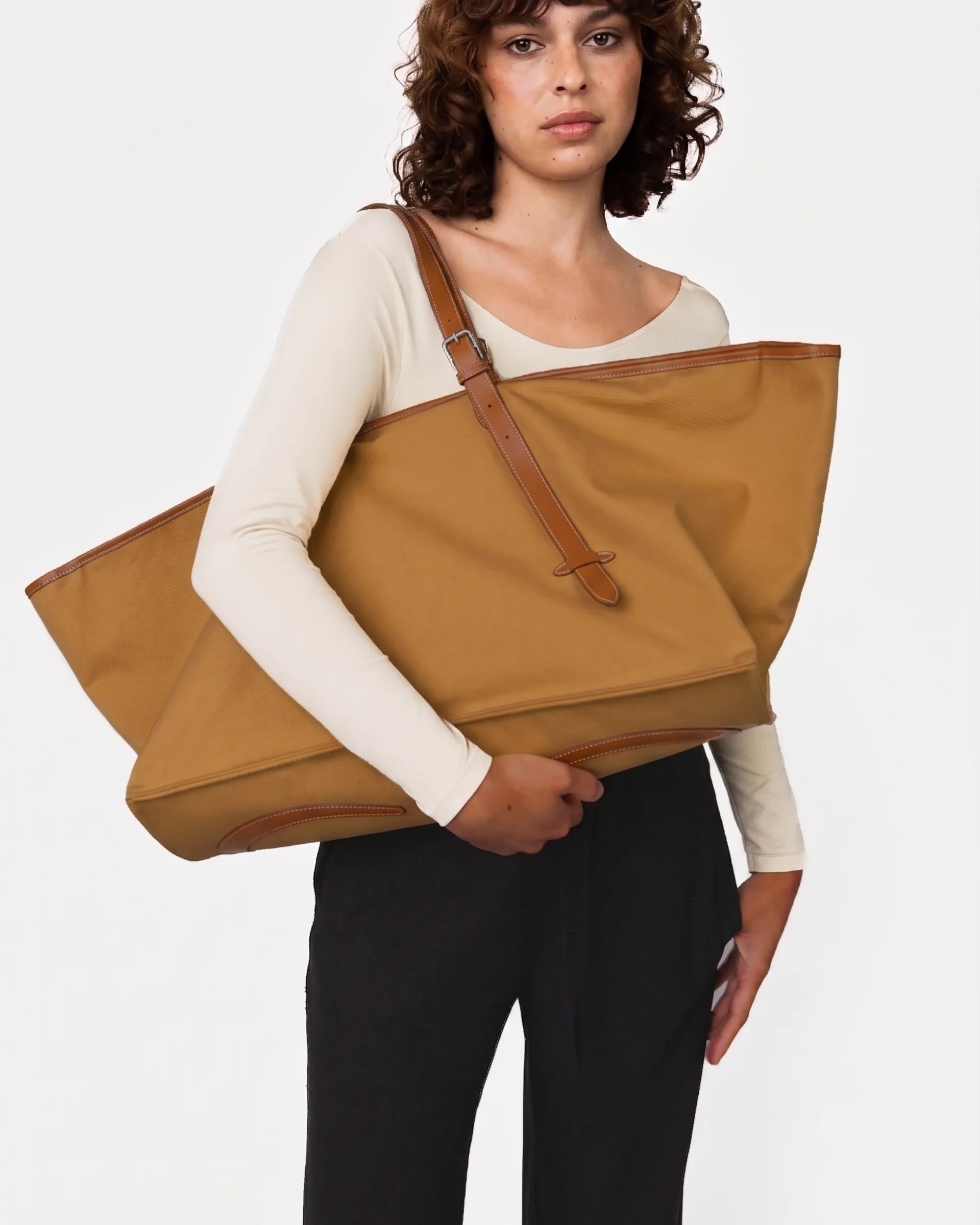 CECILIA, Leonora Weekend Canvas Carryall - Ink
