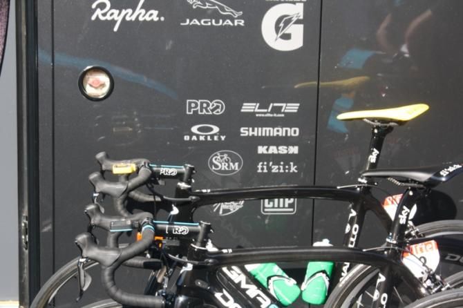 Team Sky&rsquo;s bikes, usually the definition of standardisation, make an exception for new yellow jersey, Chris Froome