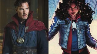 Benedict Cumberbatch as Doctor Strange, America Chavez in Marvel comics