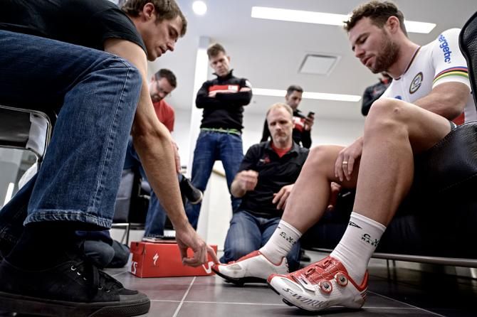 If the shoe fits: Cavendish tested new products while at Specialized