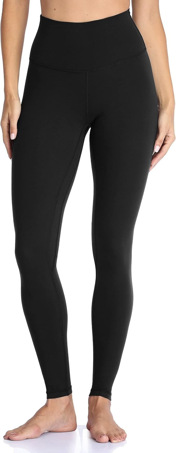 Colorfulkoala Women's High Waisted Tummy Control Workout Leggings Full Length Ultra Soft Yoga Pants 28&amp;quot; (s, Black)