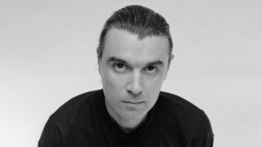 David Byrne, founding member and principal songwriter of the American New Wave band Talking Heads, photographed in 1987