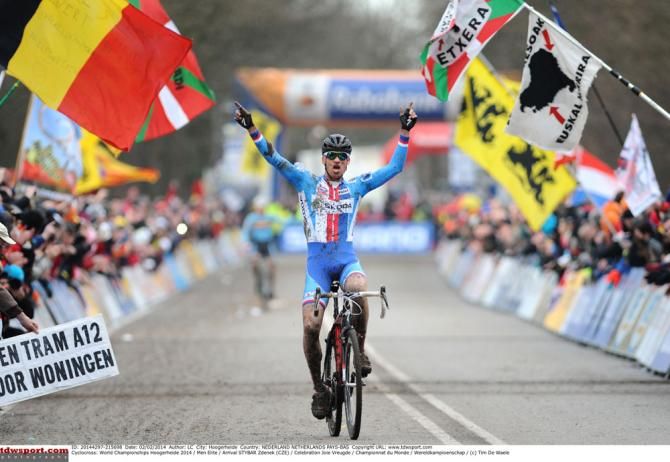Zdenek Stybar (Czech Republic) wins the 2014 cycl-cross world title
