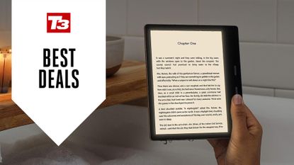 The Amazon Kindle Oasis in a bath