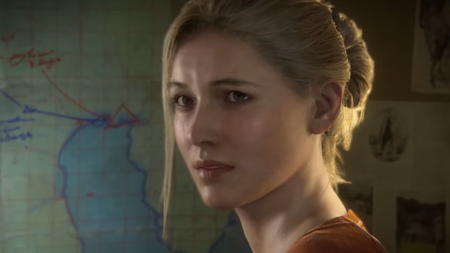 Elena looks concerned in Uncharted 4