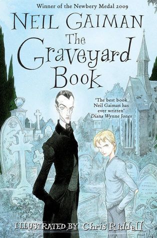 The Graveyard Book by Neil Gaiman front cover.