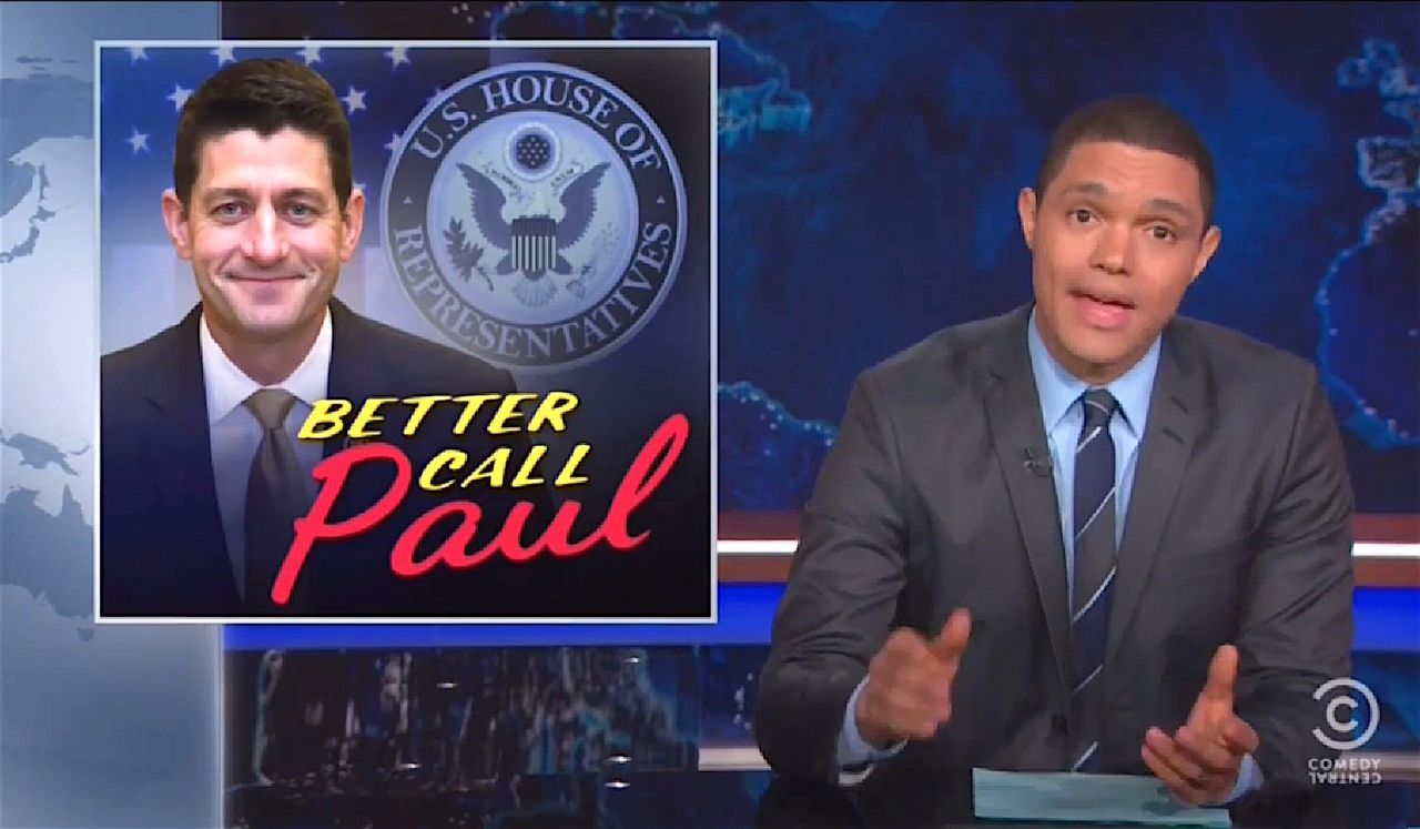 Trevor Noah adds to Paul Ryan&amp;#039;s list of demands