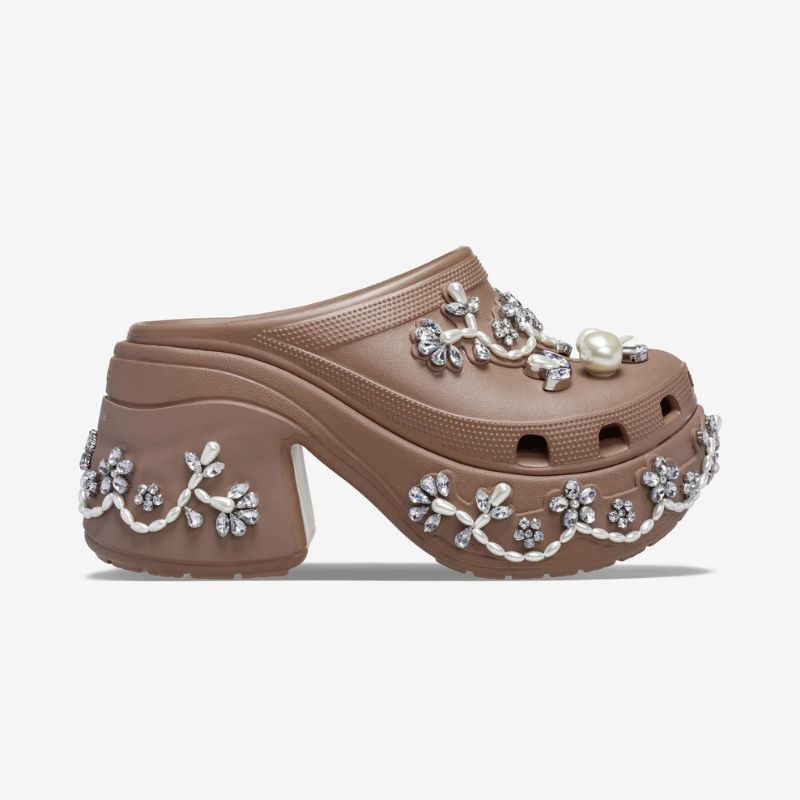 Simone Rocha x Crocs , Siren in Latte 