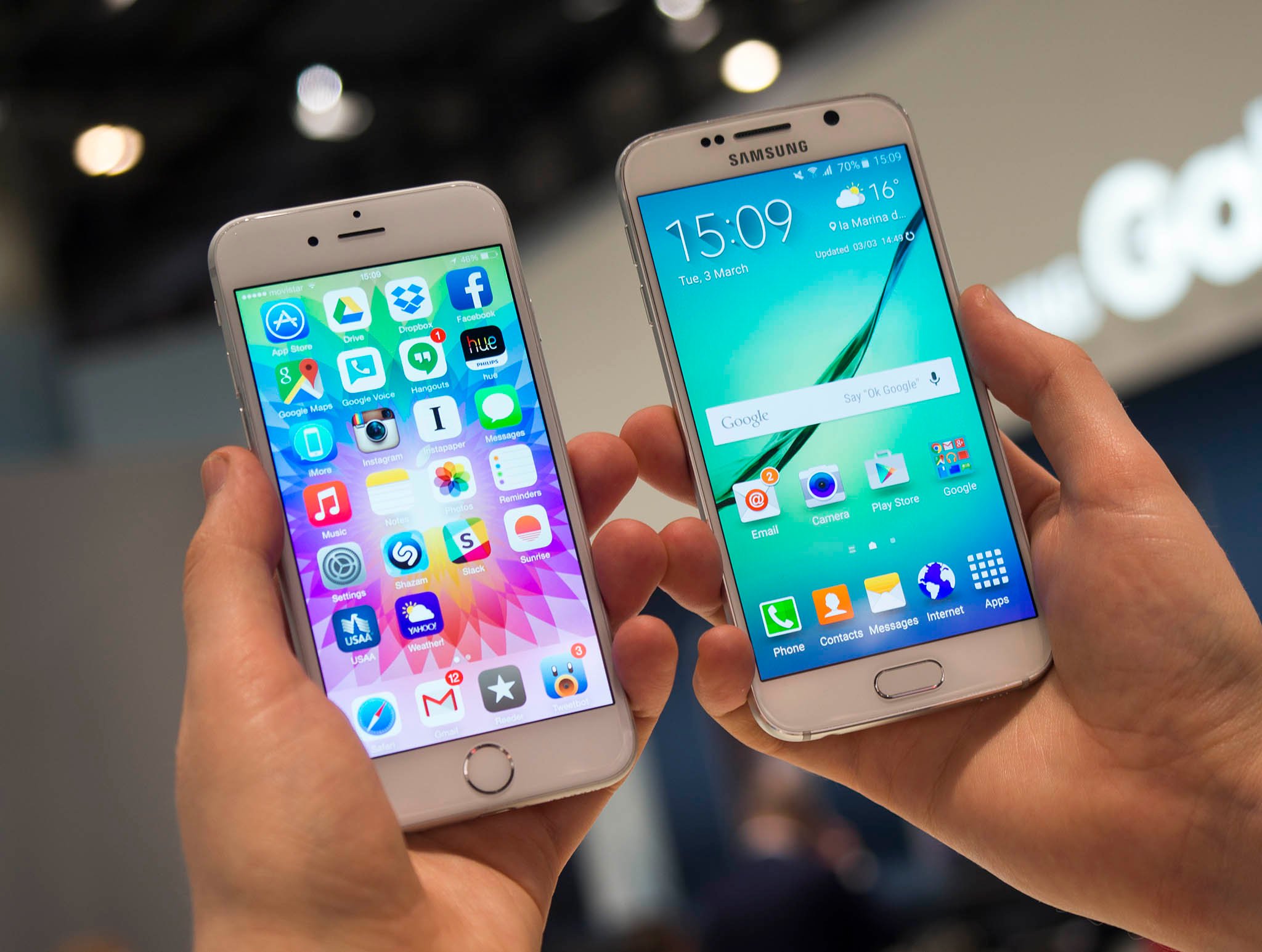 Самсунг 6 и 6 сравнение. Iphone 6 Samsung s6. Samsung s6 vs iphone 6. S6 Edge vs iphone 5s. Андроид лучше айфона.