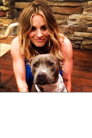 Kaley Cuoco Shares A Snap Of Her Lucky Charm, 'Loretta The Dog'