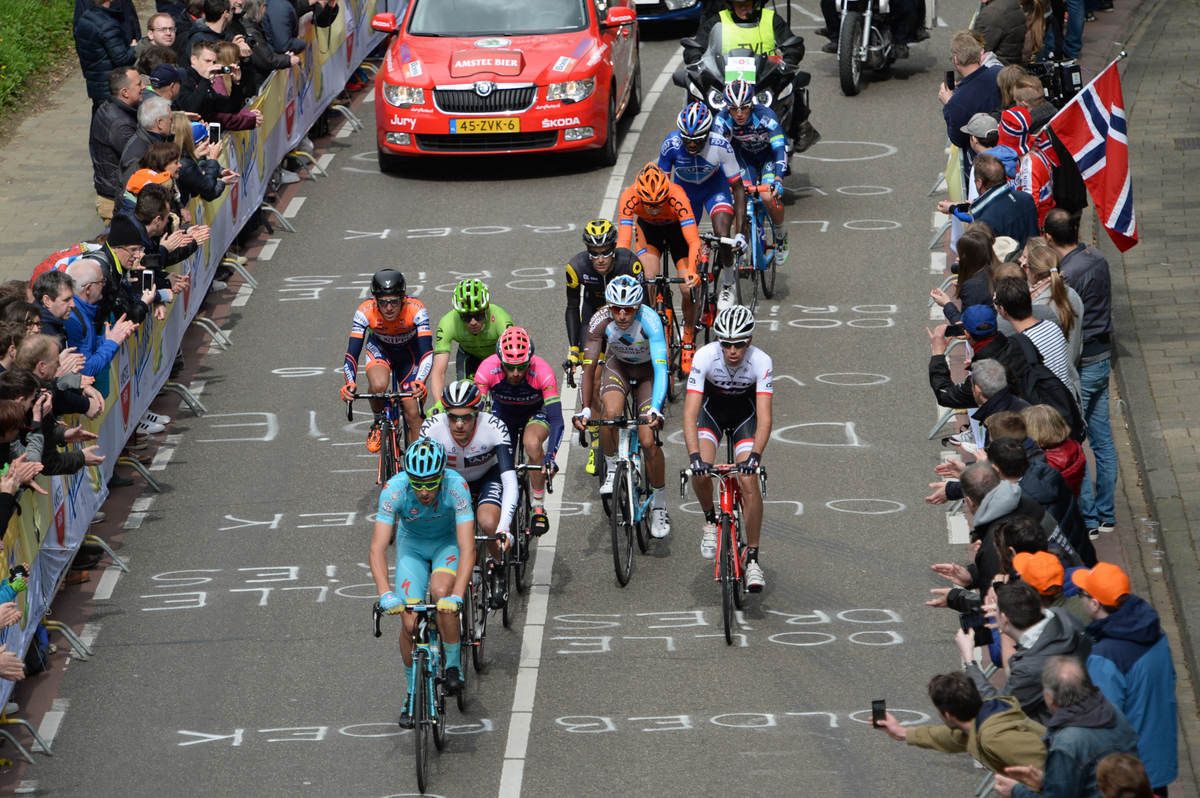 The breakaway on the Cauberg