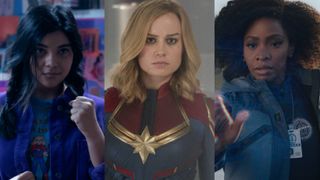 Kamala Khan, Captain Marvel and Monica Rambeau