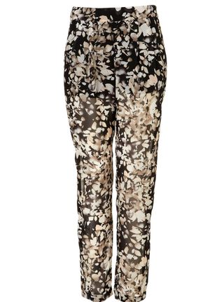 Topshop chiffon tapered trousers, £35