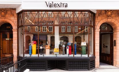 Valextra store exterior view