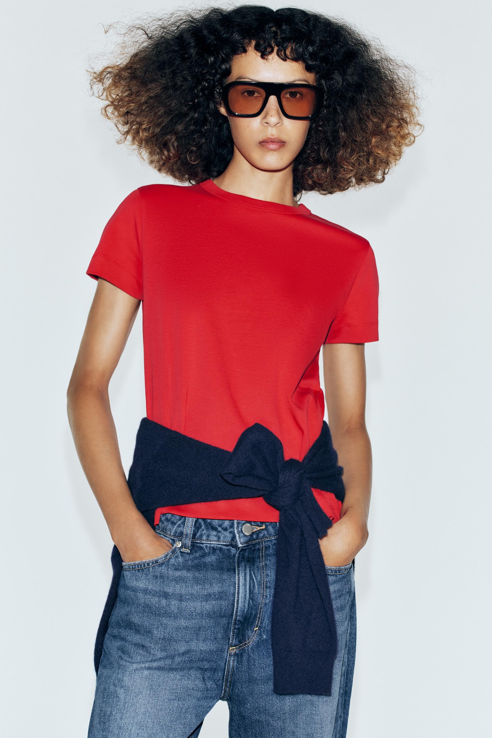 Interlock Short Sleeve T-Shirt - Bright Red - Xs