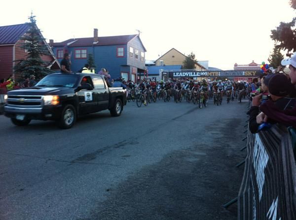 Almost 2,000 racers roll out of Leadville at dawn