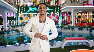 Ace smiling in Love Island USA season 7
