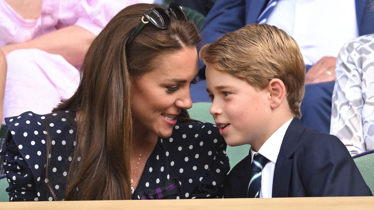 Kate Middleton&#039;s heartbreaking concerns for Prince George explained. Seen here together attending the Men&#039;s Singles Final 