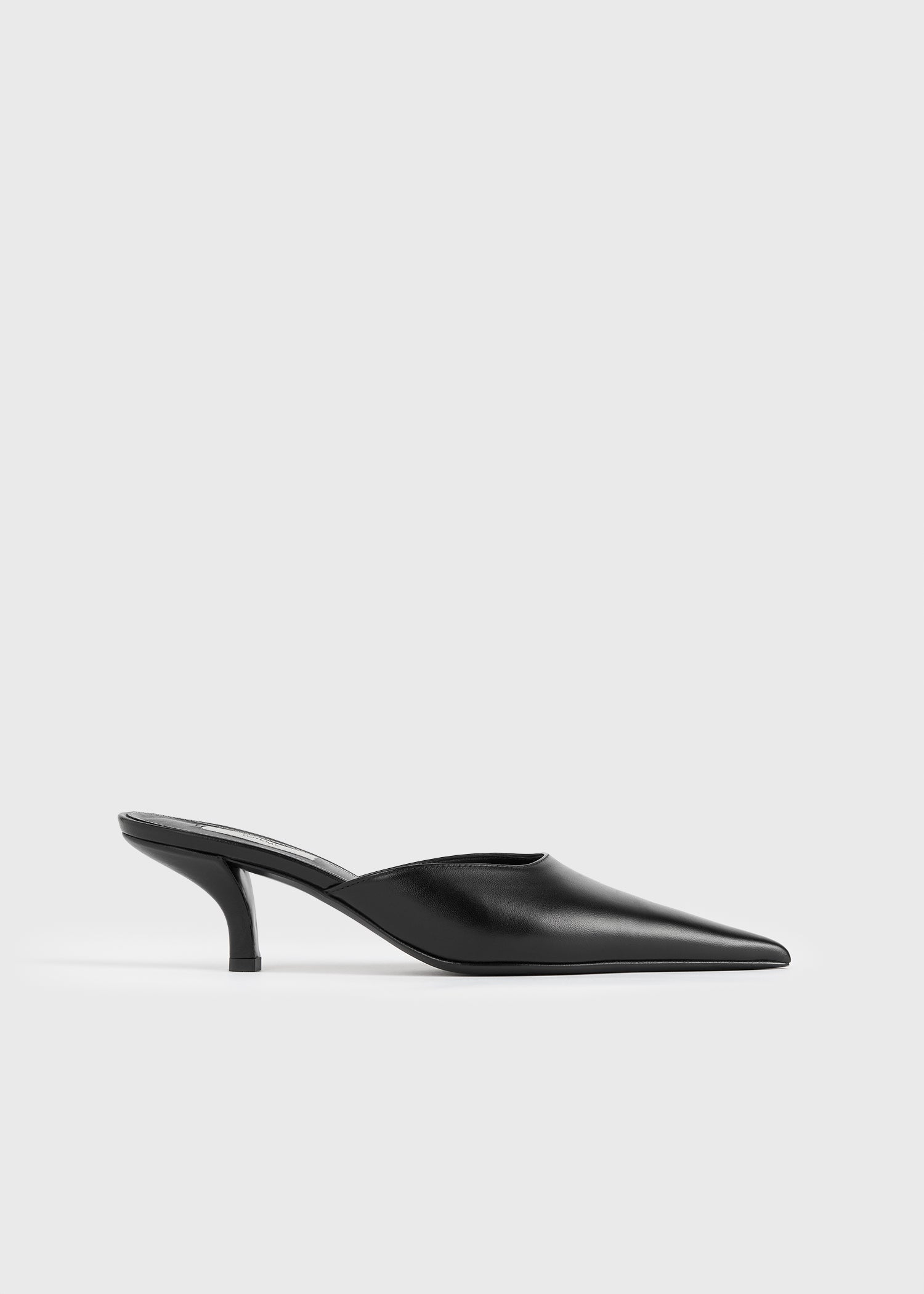 Sharp Nappa Mules Black - 35