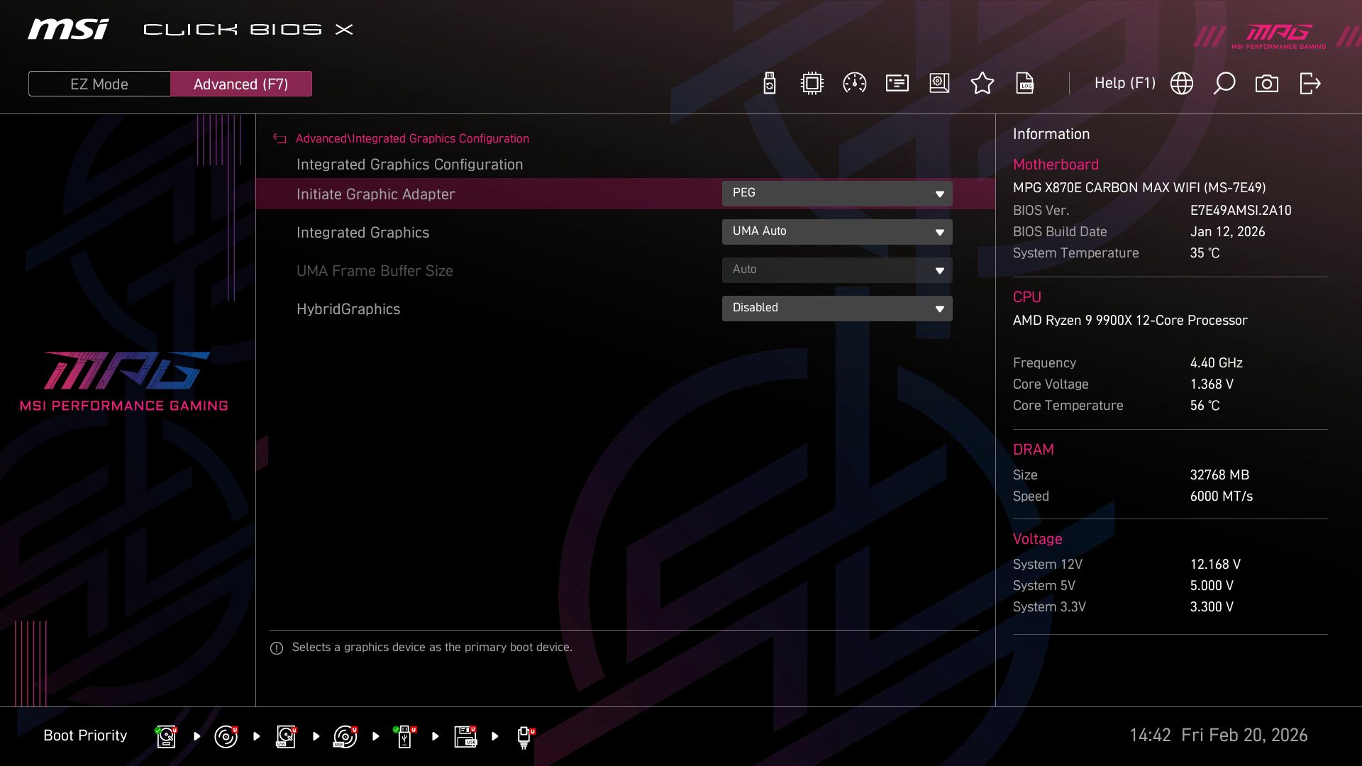 MSI X870E Carbon Max Wifi