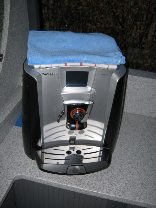 Ever good team bus has an Italian espresso machine