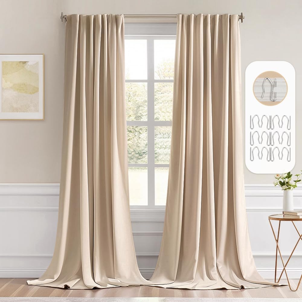 Beige Curtains