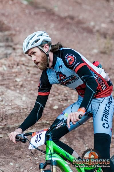 A rider during stage 3