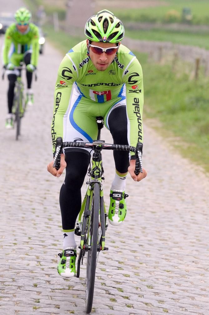 Peter Sagan (Cannondale) tests his legs ahead of Sunday's race