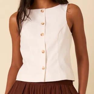 Nobody's Child White Waistcoat