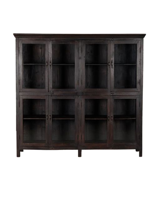 Wood Cabinet, Stained | Vintage Cabinet