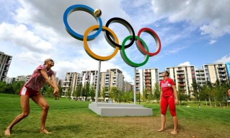 Russian beach volleyball players