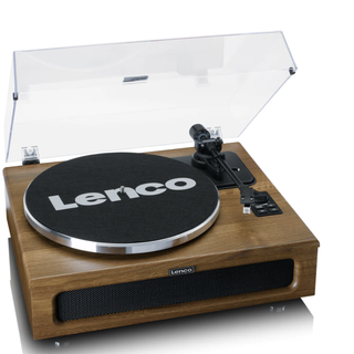 Lenco LS-410 record player on white background
