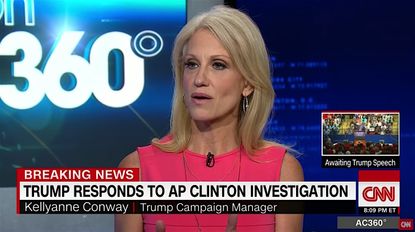 Trump campaign manager Kellyanne Conway on Trump's Clinton Foundation donation