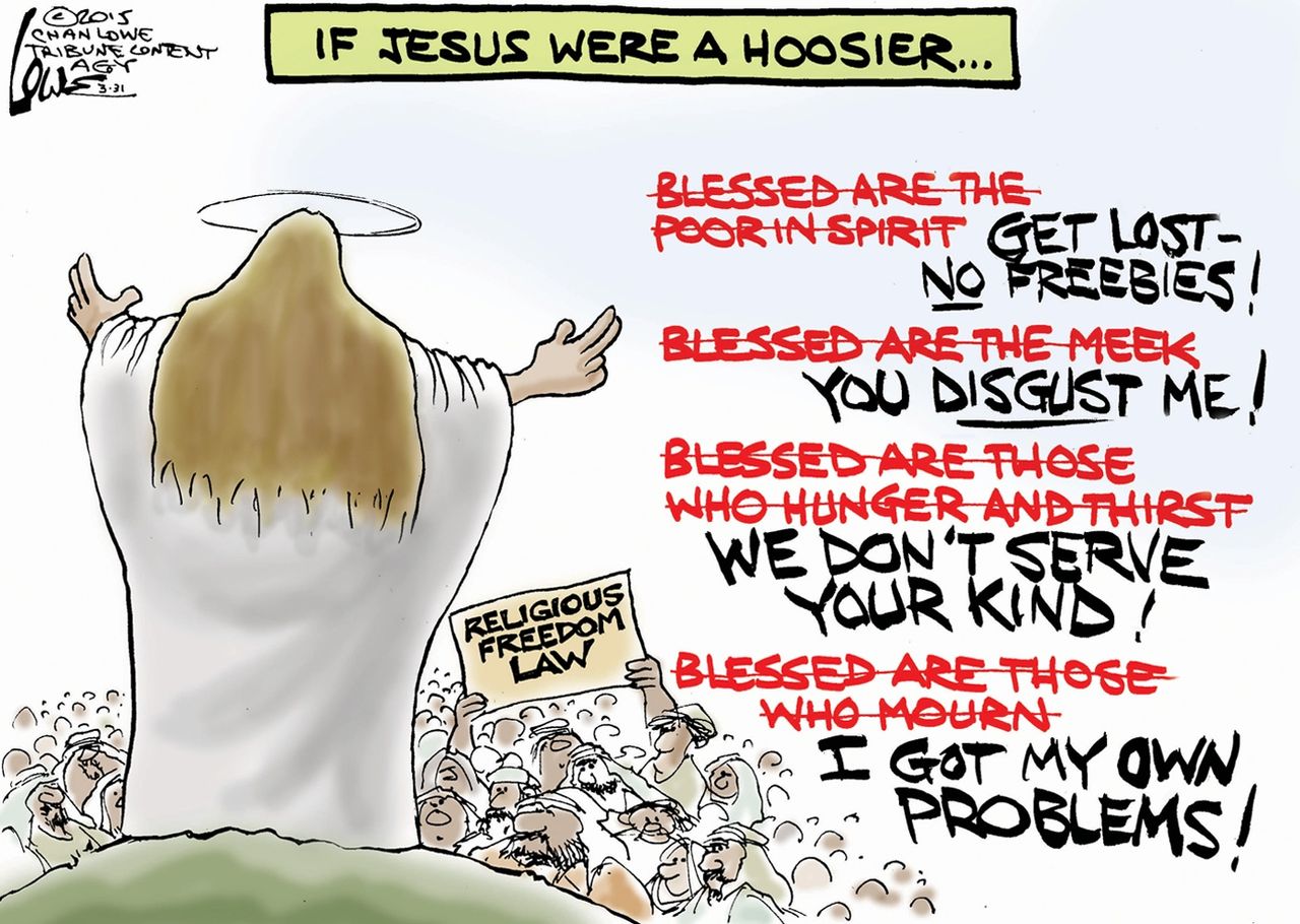 Editorial cartoon U.S. Indiana