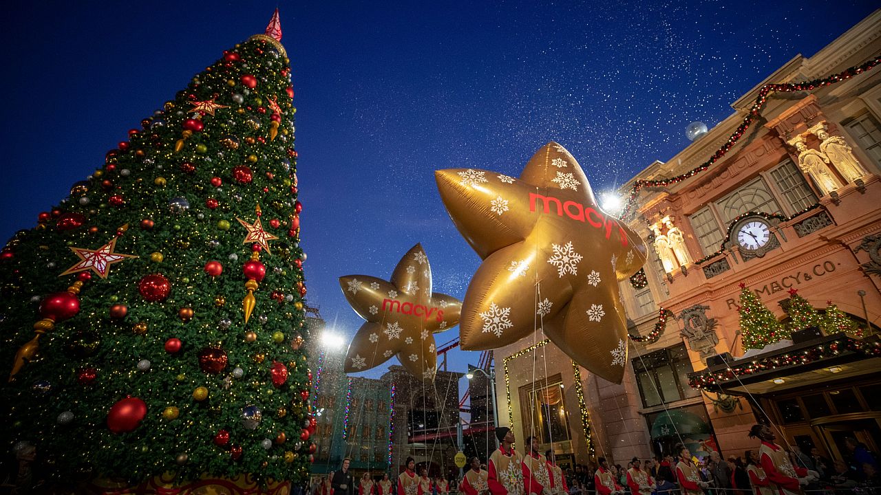 Desfile navideño universal con Macy's en Universal Studios Florida